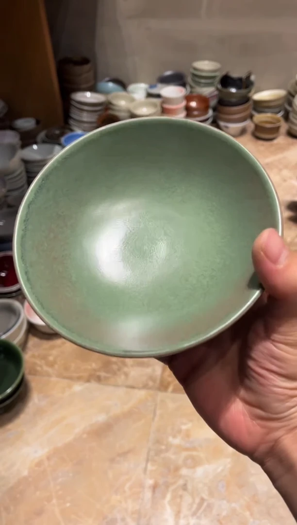 【闪购商品】瓷片369 远山小酒碗1个