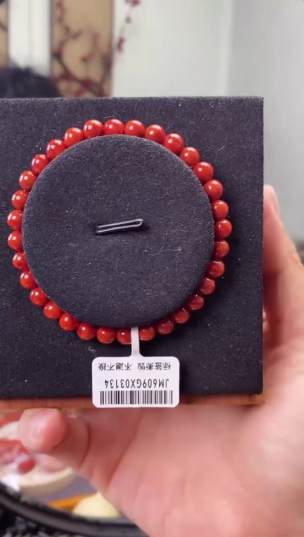 手串未镶嵌南红玛瑙GX03134原矿瓦西微火焰纹南红5mm+多样化发一