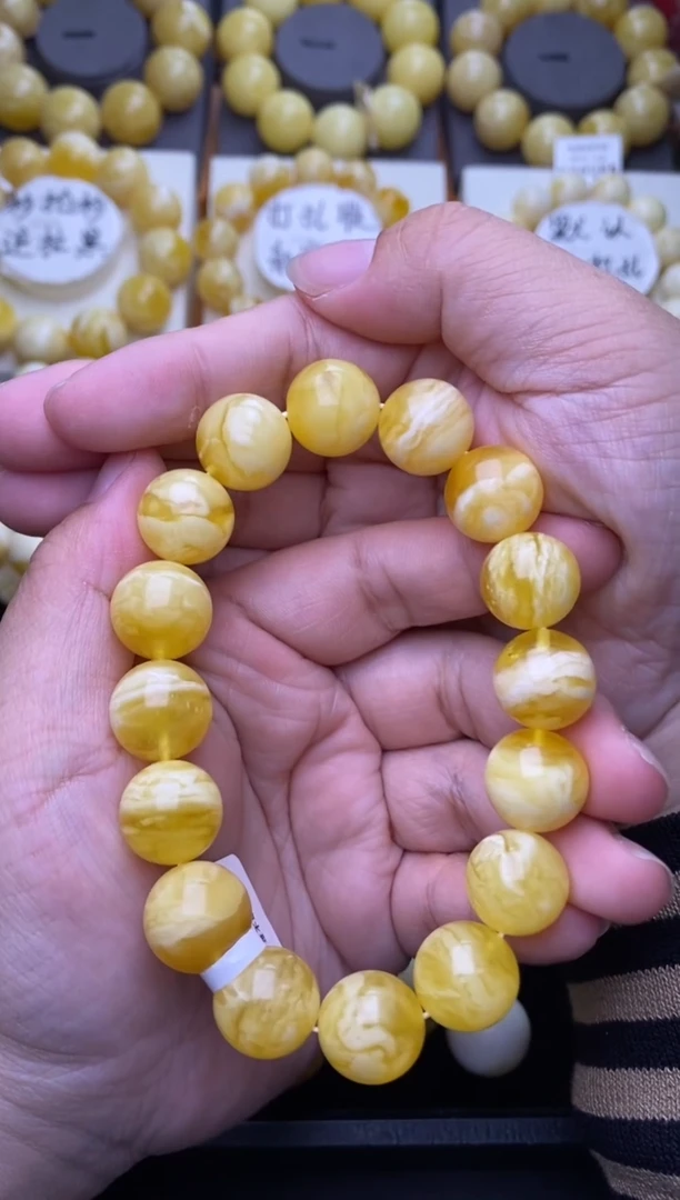 裸石琥珀未镶嵌大小姐珠宝严选45 14mm