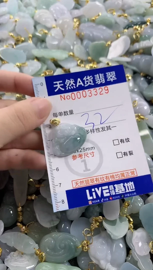 颈饰未镶嵌翡翠天然A货翡翠