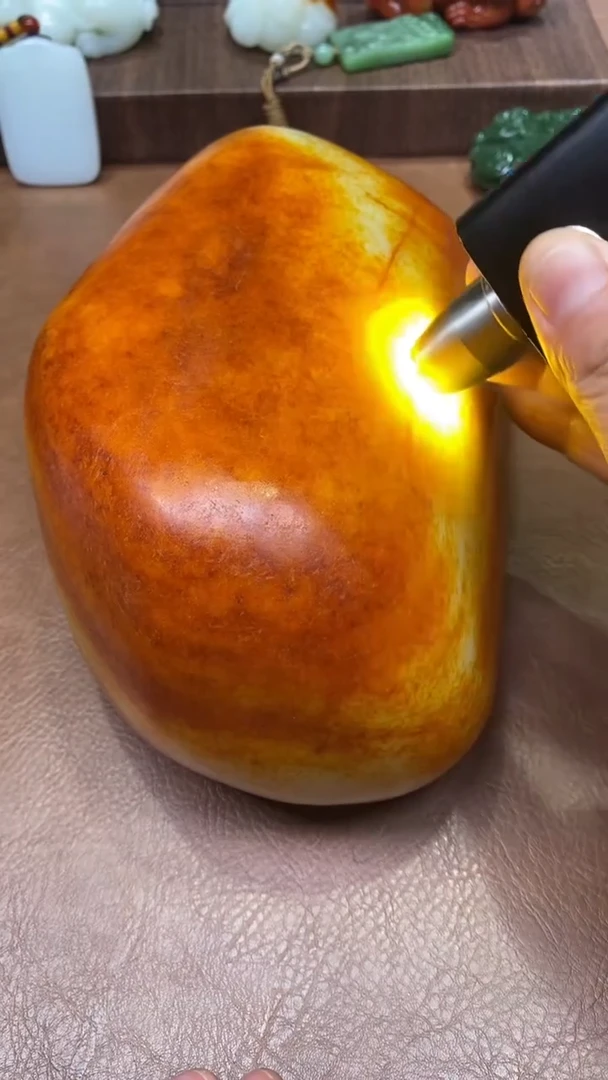 未镶嵌和田玉摆件英****.1