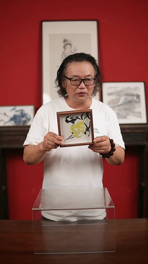 国画手写手绘-6寸摆台