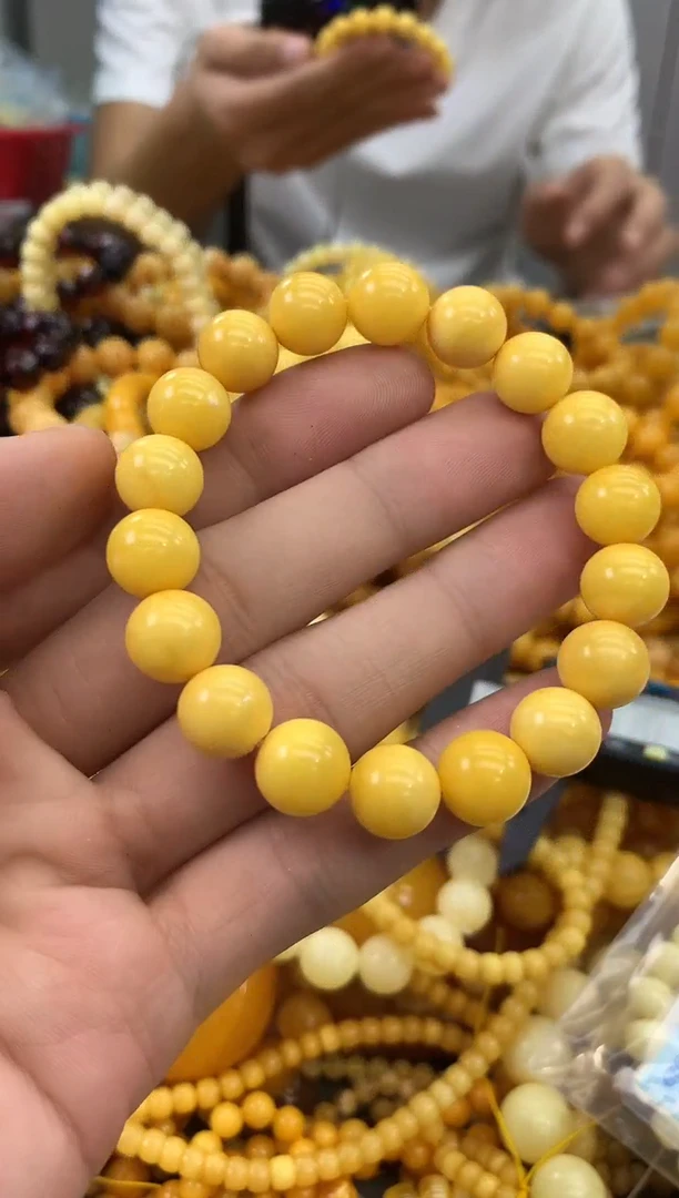 裸石蜜蜡未镶嵌?****⁾手串