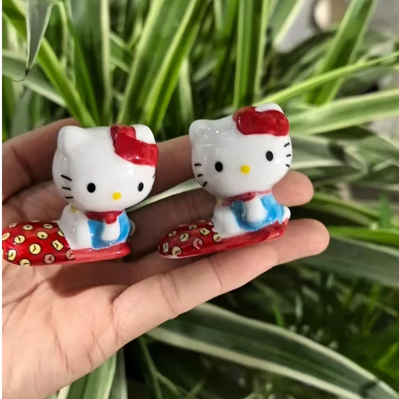 2510 猫猫筷置摆件迷你可爱桌面装饰品（萌宠系列）