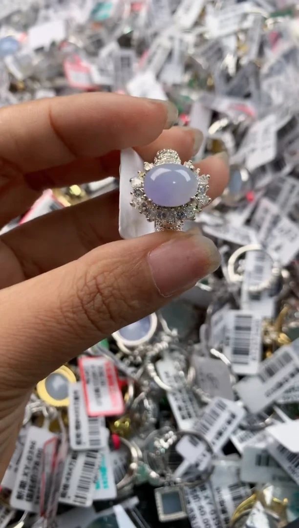 未镶嵌戒指翡翠999----6