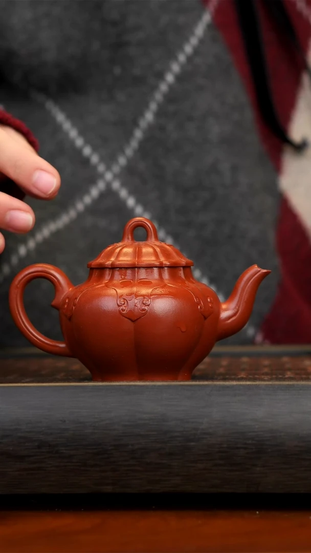 【闪购商品】紫砂茶壶宜兴紫砂筋纹壶150cc