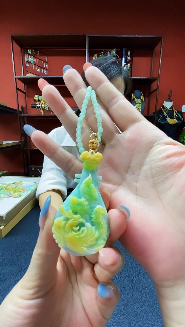 颈饰未镶嵌翡翠翡翠吊坠