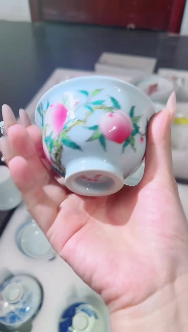 瓷片景德镇瓷器茶器茶杯