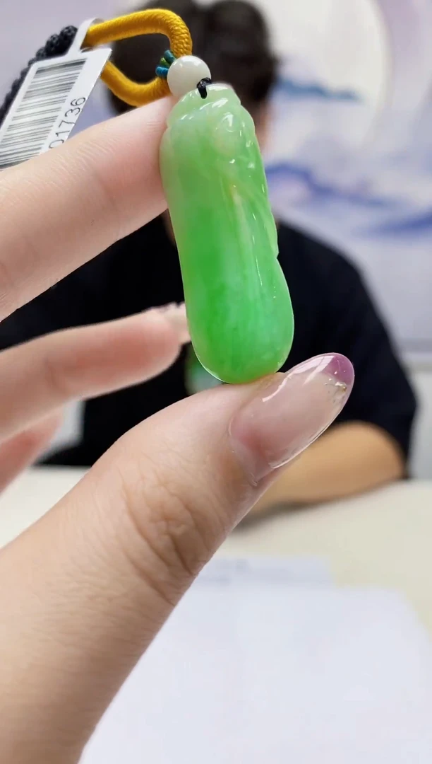 定制翡翠未镶嵌4688jw-毛货挂件44