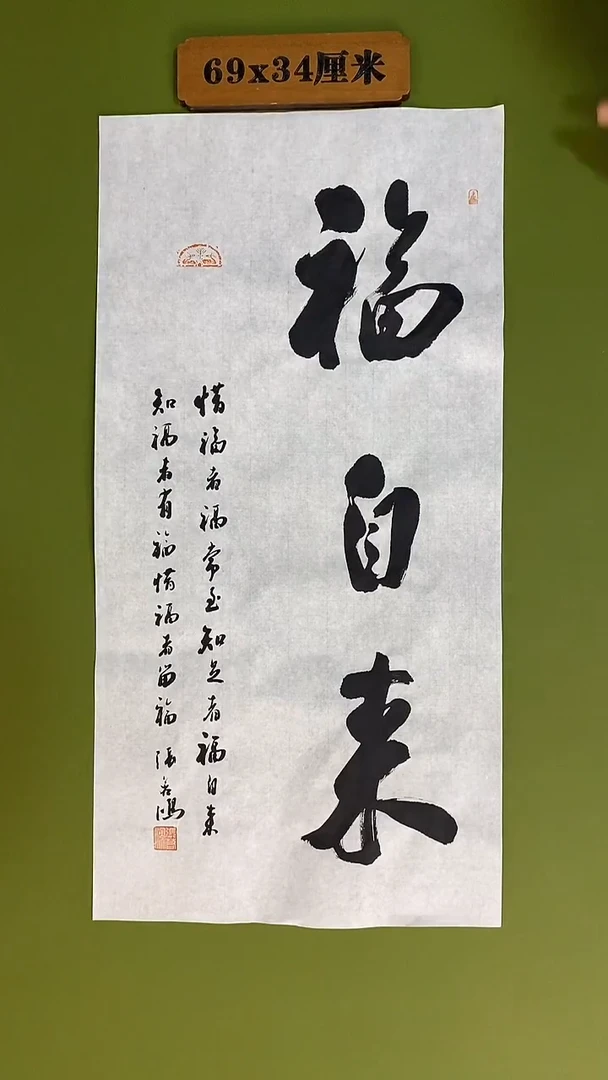 书法书法 张若鸿 尺寸69cm*34cm