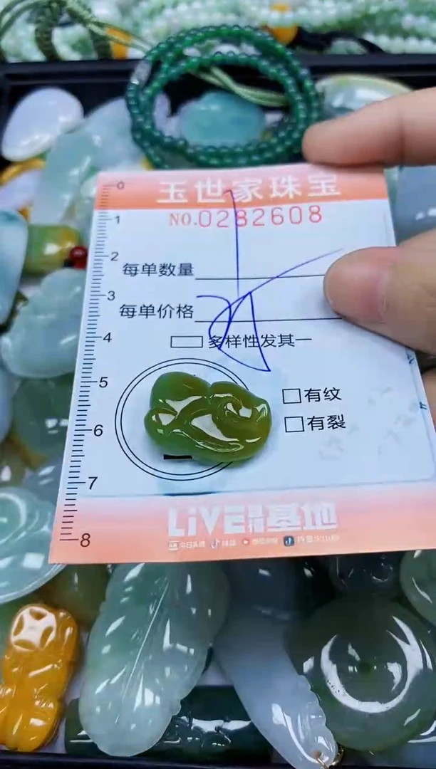 翡翠未镶嵌颈饰闪购0282608