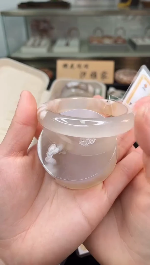 未镶嵌手镯石英质玉60圈口（赠品镯心）36593369