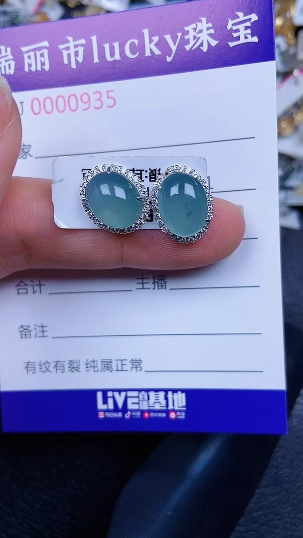 颈饰银S925镶嵌翡翠0935