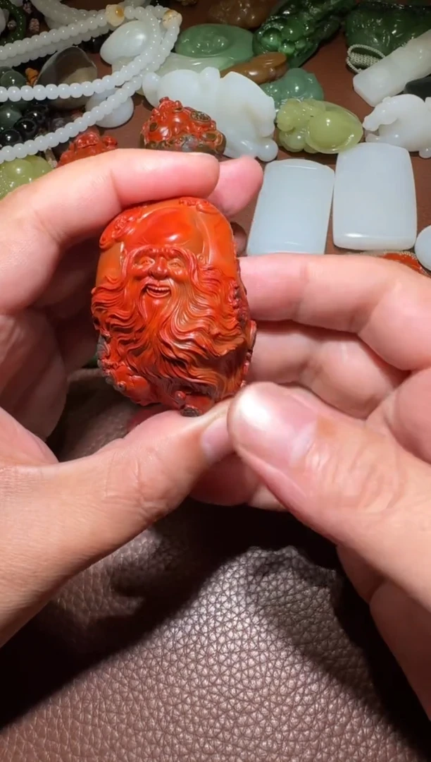 未镶嵌南红玛瑙挂件王*南红
