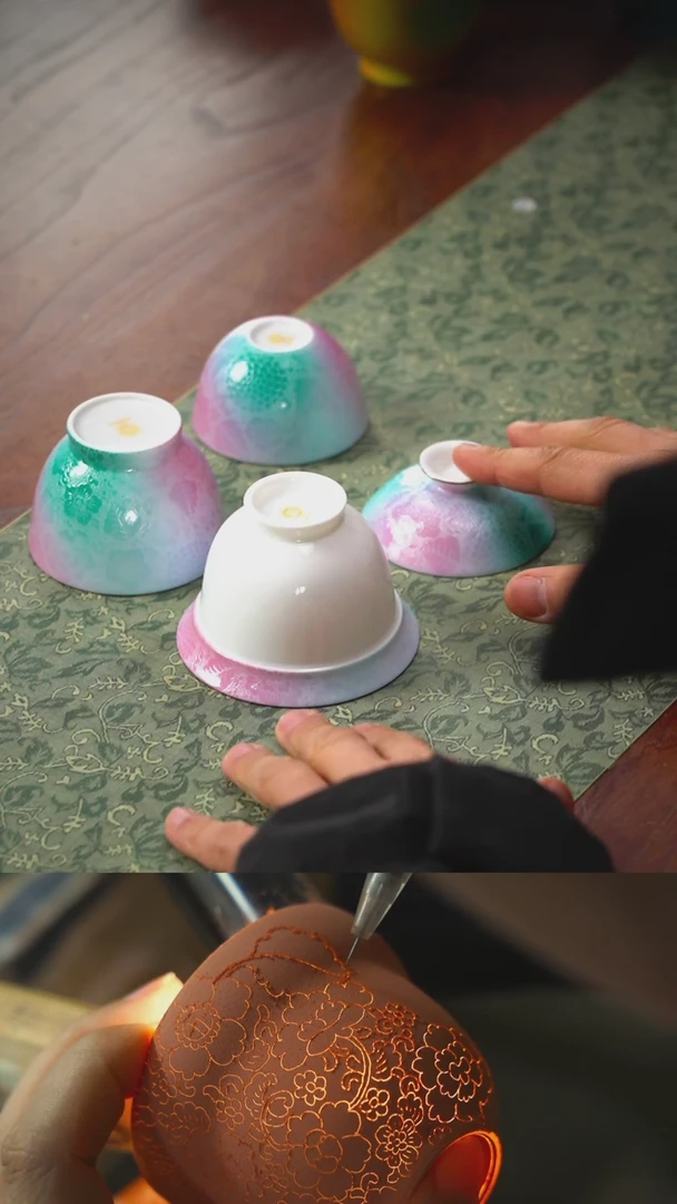 【闪购商品】千年技艺古帛扒花套组