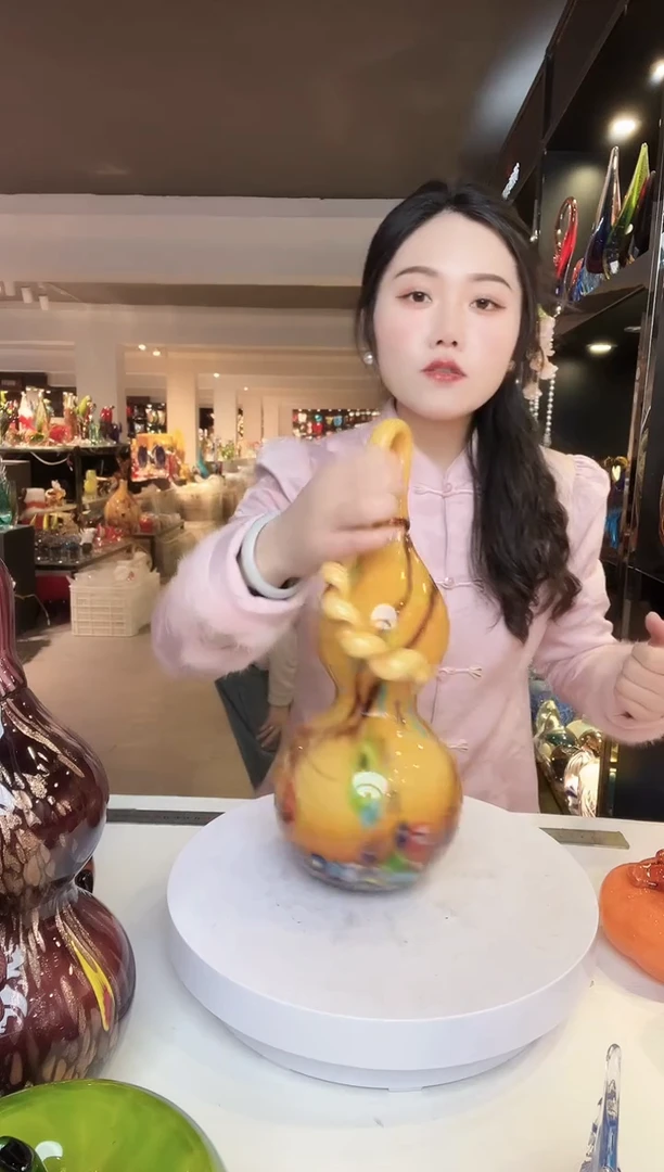 【闪购商品】茶盏琉璃摆件家居摆件