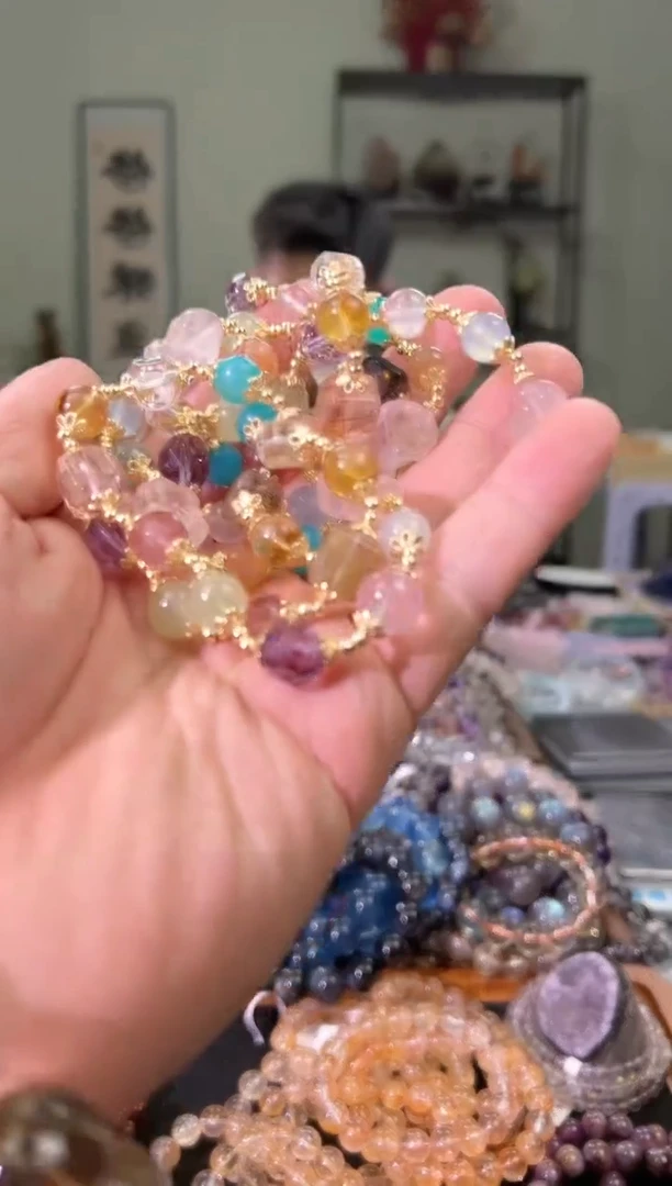 【闪购商品】水晶手串未镶嵌--水晶DIY多宝（多样性发其一）