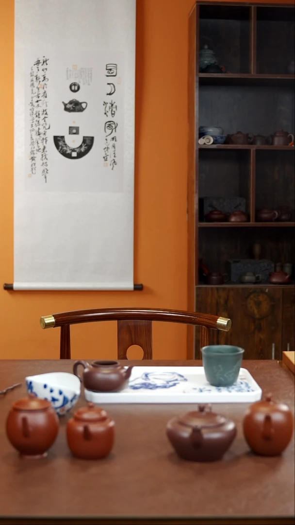 海**波补刻绘差价平盖石瓢