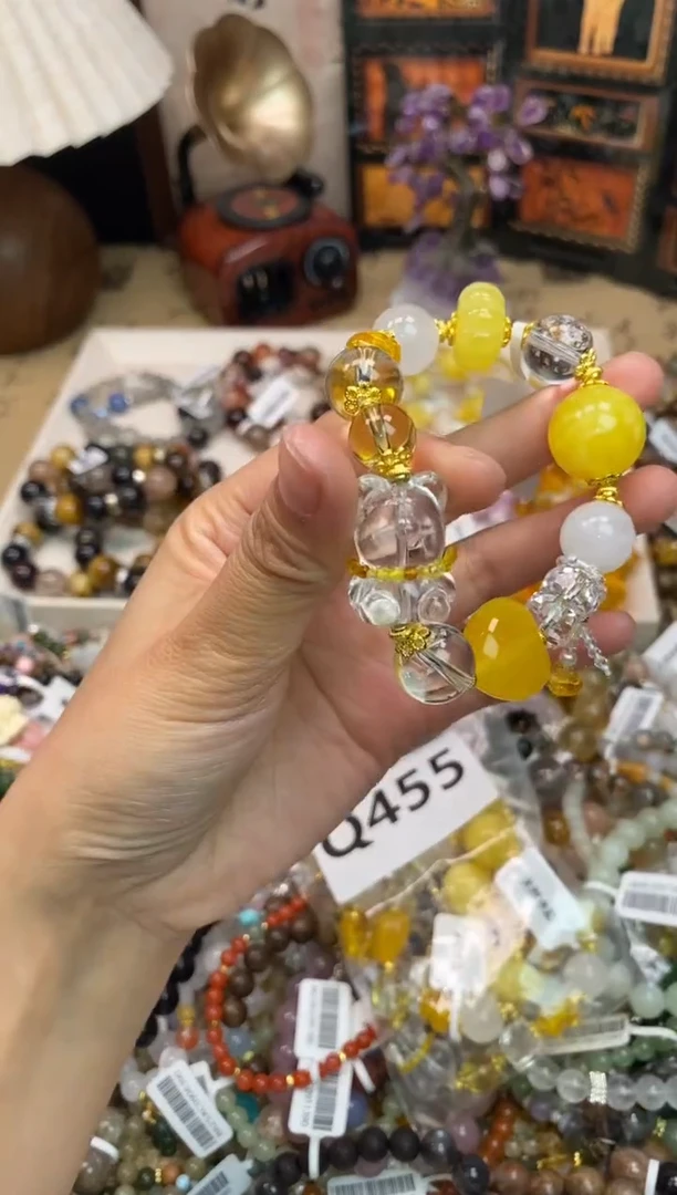 未镶嵌手链水晶455人工压电水晶