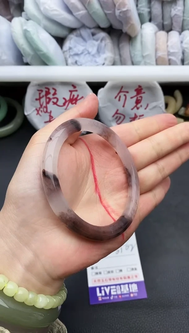 未镶嵌手镯石英质玉瑕疵331+61.6