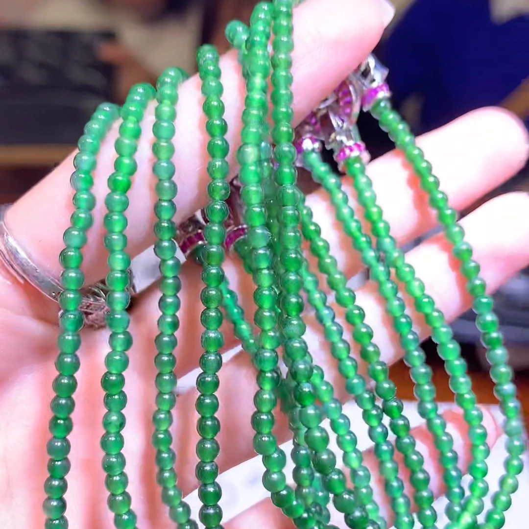 【逍遥】天然A货翡翠蛋面手链*cxy/01/多样性发/1件