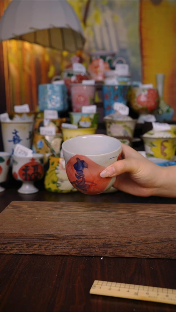 摆件泥垚手作 景德镇手工手绘器物
