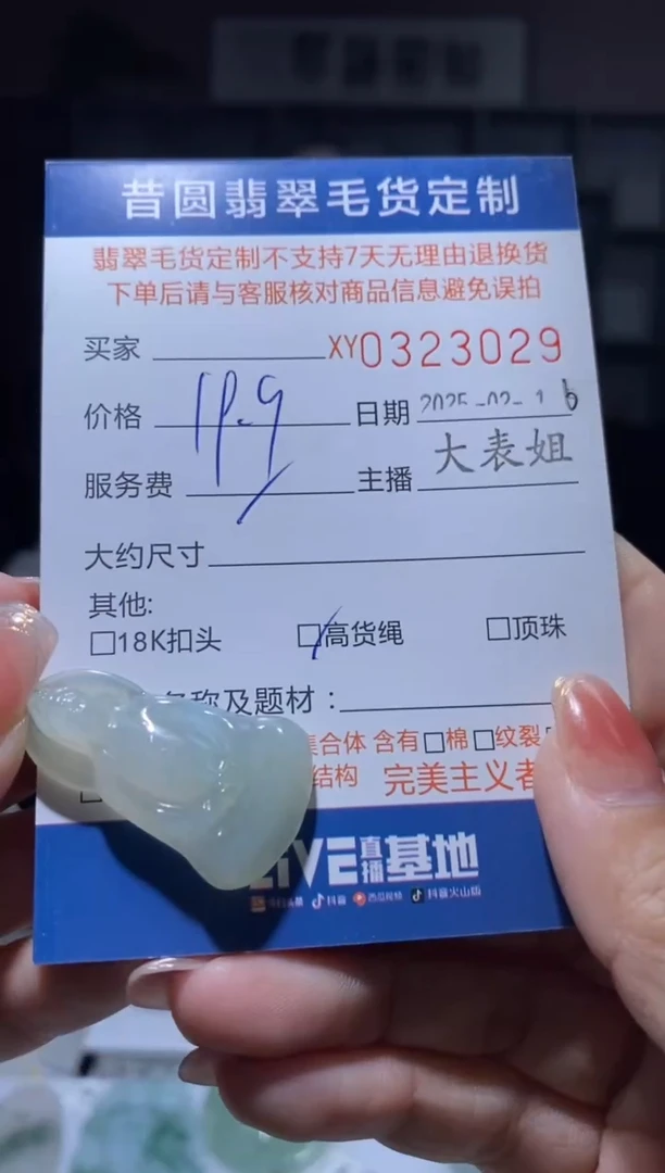 【闪购商品】翡翠颈饰未镶嵌翡翠323029