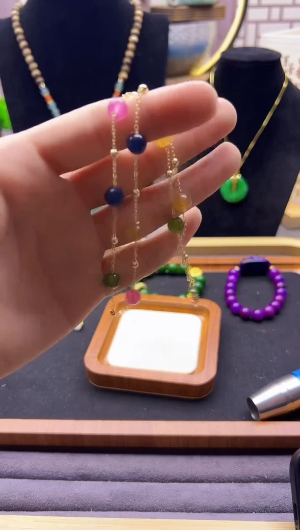 【闪购商品】碧玺颈饰14K金镶嵌X246