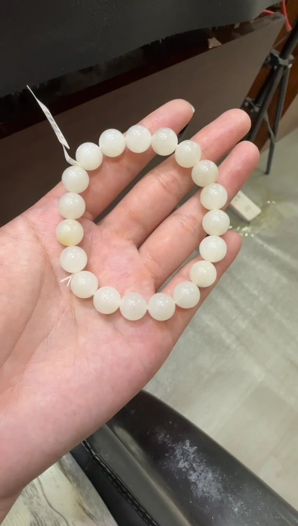 未镶嵌手串和田玉金山白玉手串（产地直发）