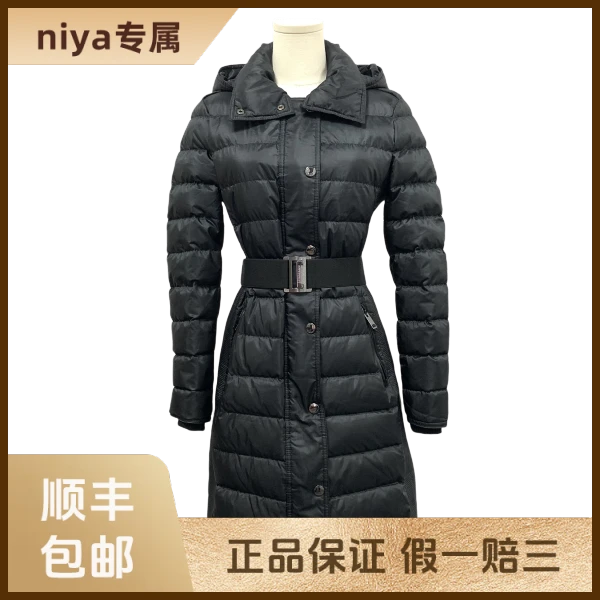 妃鱼/博柏利/聚酯纤维/羽绒服/95新/凡3/4