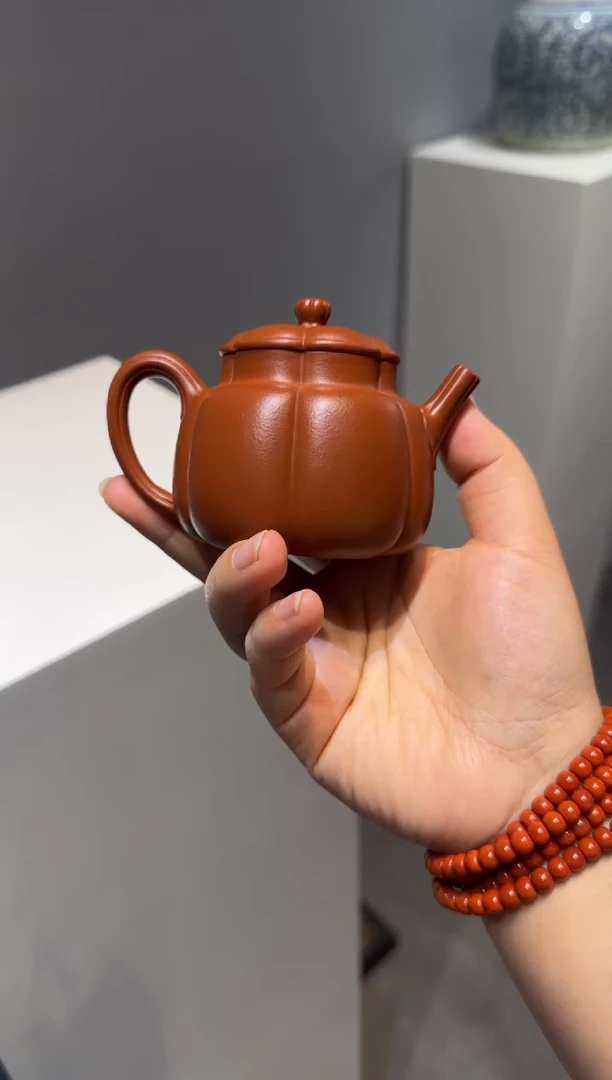 茶壶紫砂P****i繁花 朱泥