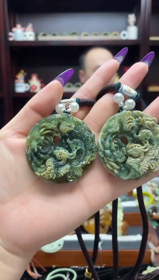 岫玉未镶嵌吊坠·多样性发货*拍一发一