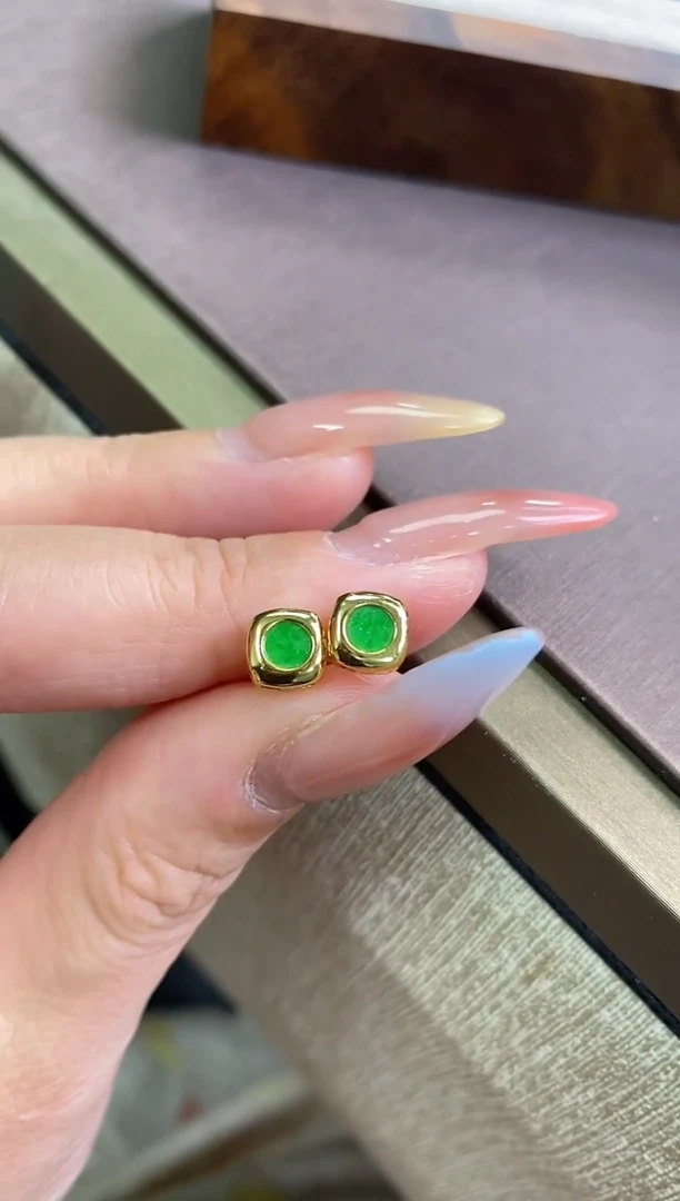 翡翠银S925镶嵌颈饰净货13179