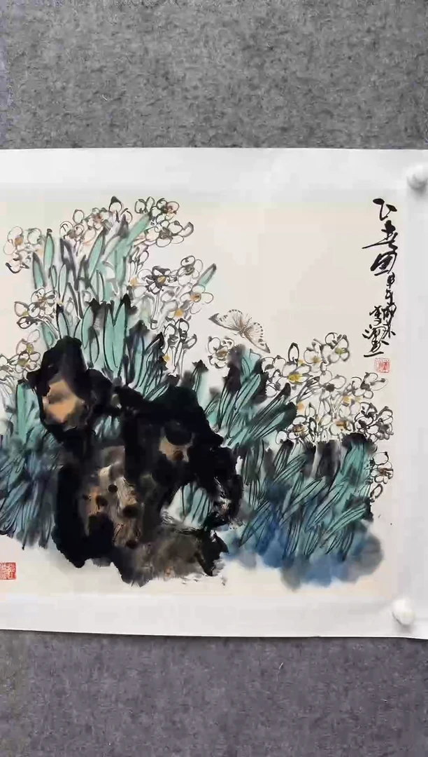国画李纲-4平尺-国画作品-金