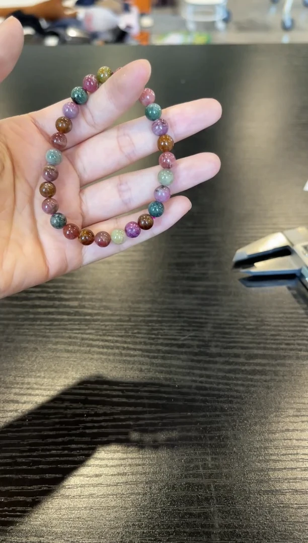 手链未镶嵌碧玺J446 碧玺手链 6m左右