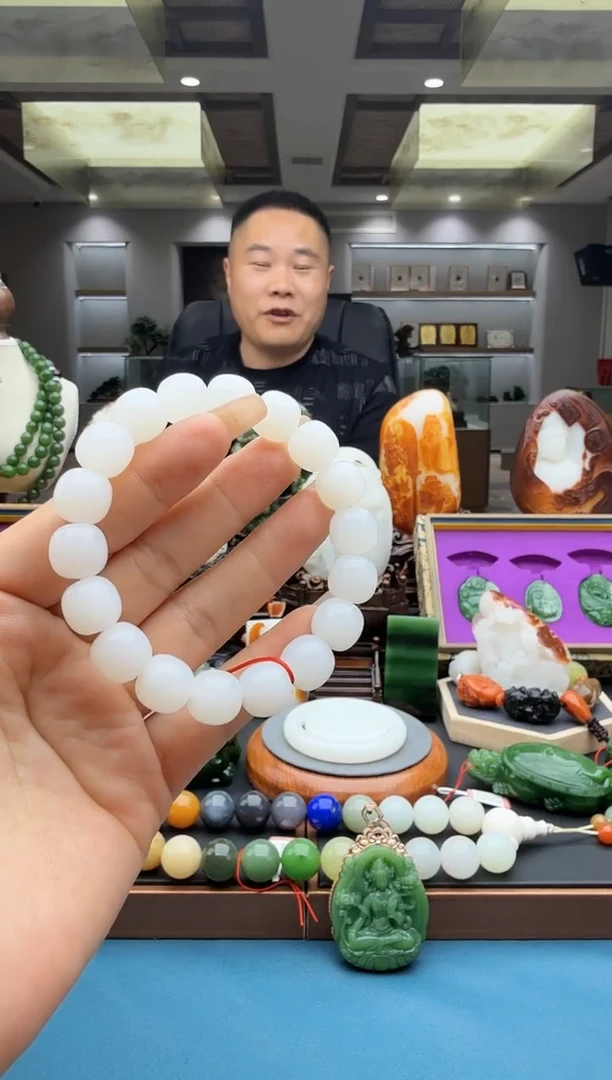 未镶嵌手串和田玉sls