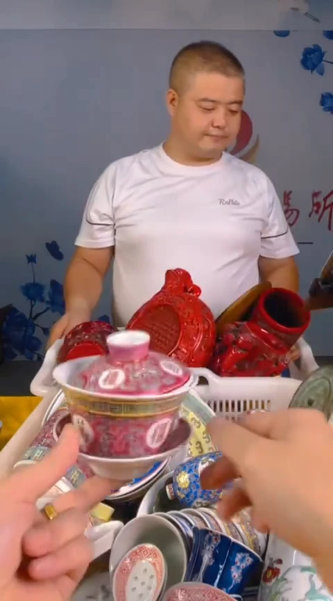 摆件景德镇陶瓷青花摆件13