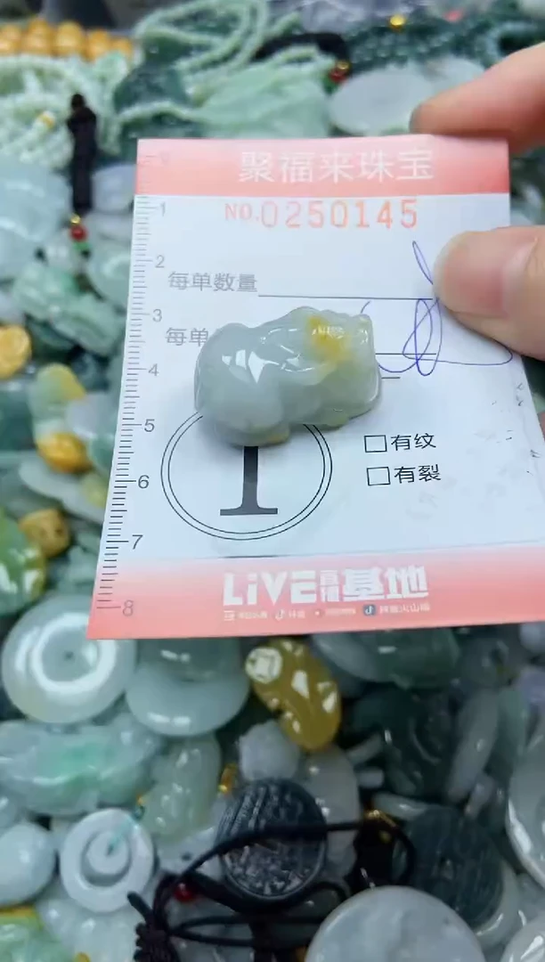 未镶嵌挂件翡翠闪购0250145