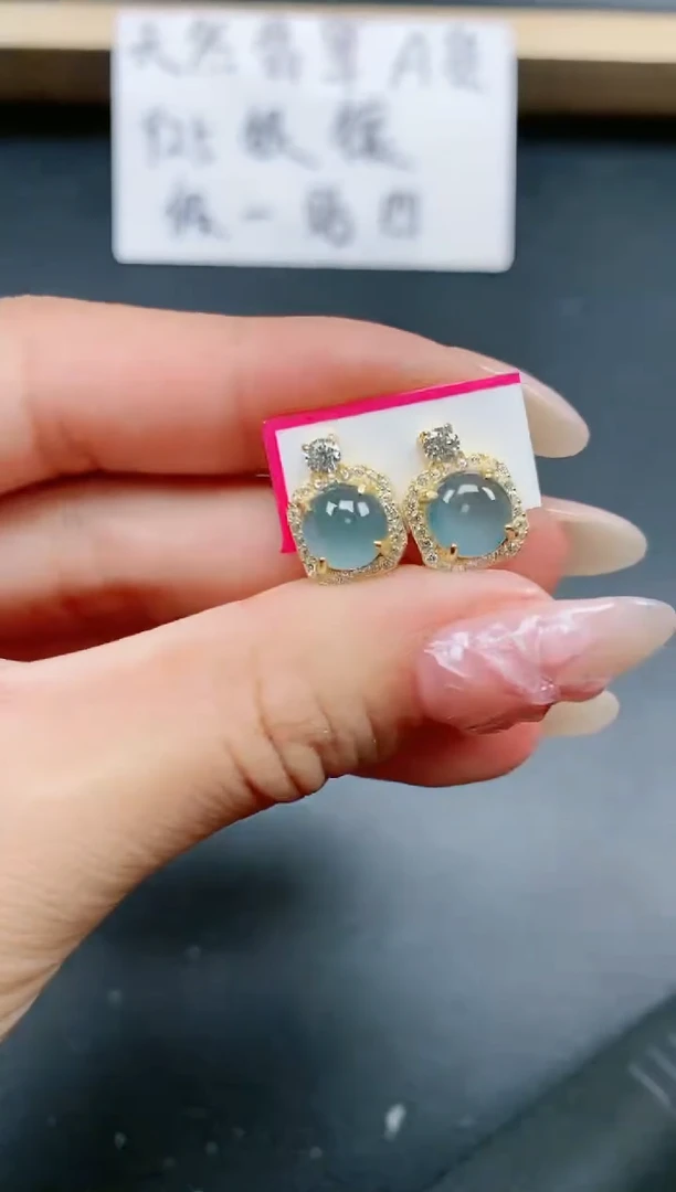 翡翠戒指银S925镶嵌111111111111