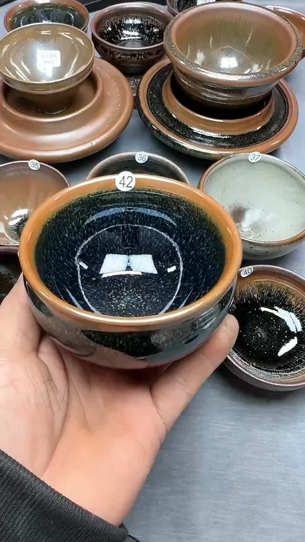 【闪购商品】茶盏印春堂柴烧建盏