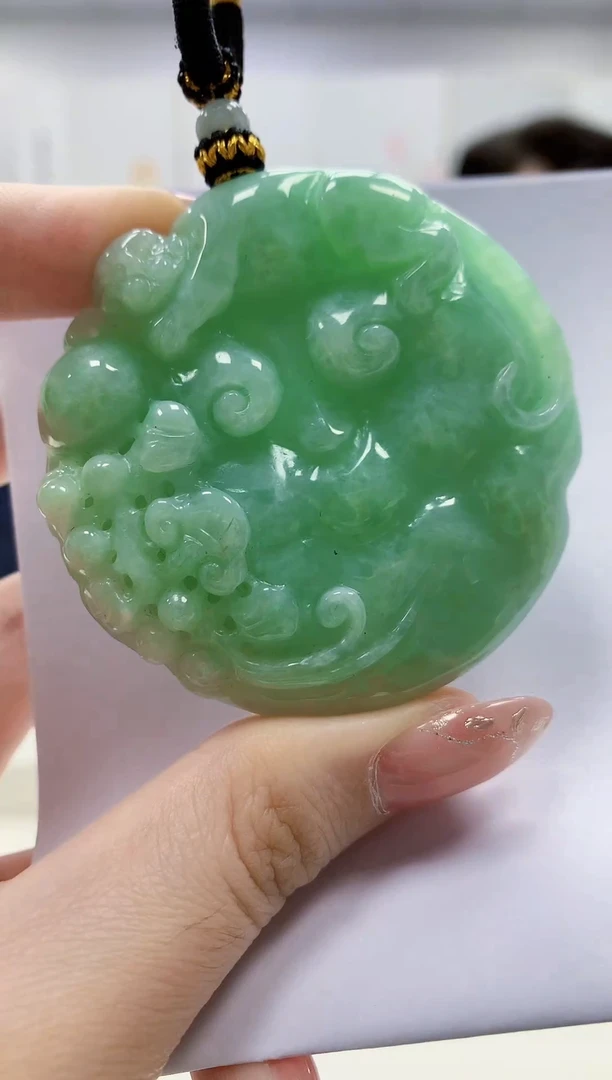 未镶嵌定制翡翠5060jw-毛货挂件24