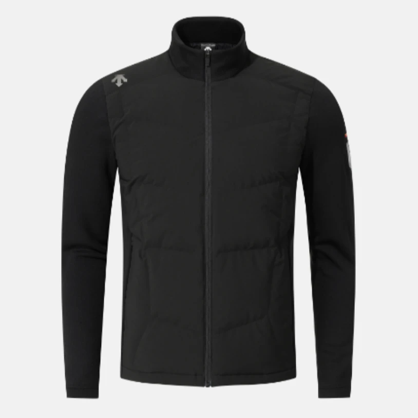 DESCENTE/迪桑特立领羽绒抓绒外套德国联名男女通用SQ411IKTO1