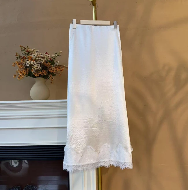 [黛溪]Q509气质新中式重工休闲包裙高品质时尚国风半身裙