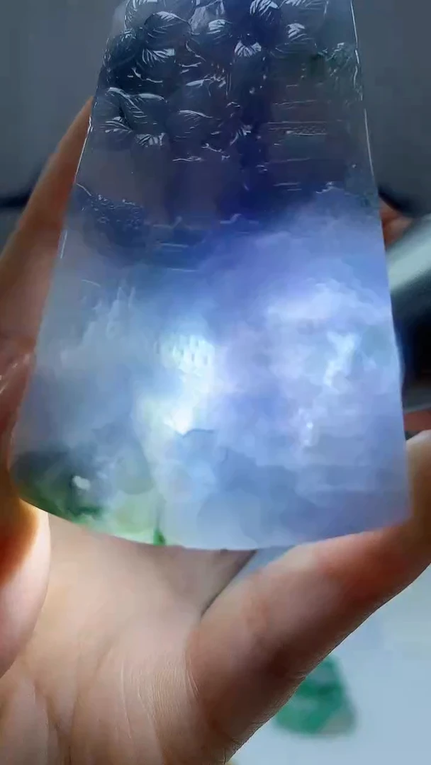 【闪购商品】定制翡翠未镶嵌4688DD-毛货挂件53