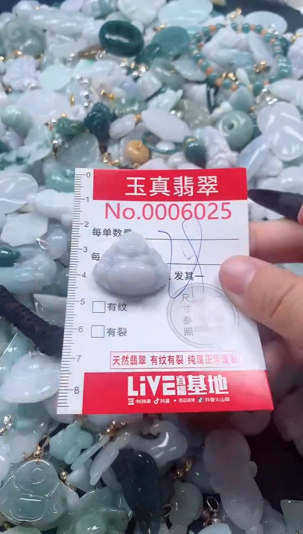 吊坠(不含链)未镶嵌翡翠6025