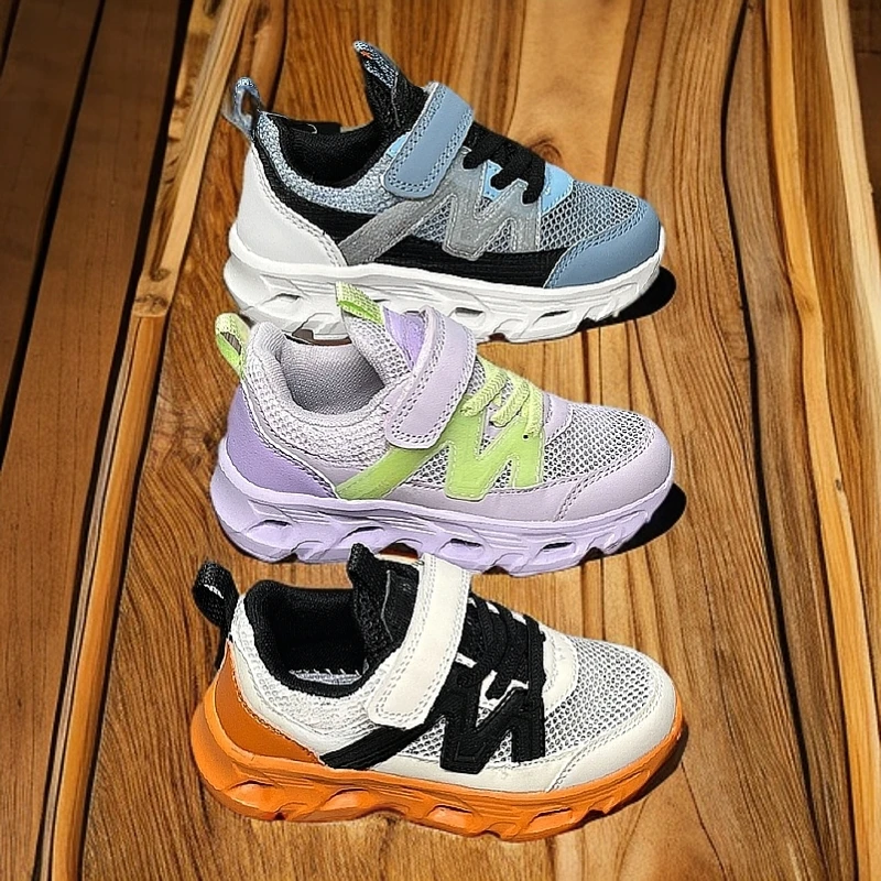 （单网28-38）夏季男童女童网面运动鞋单网跑鞋减震透气防滑童鞋M03