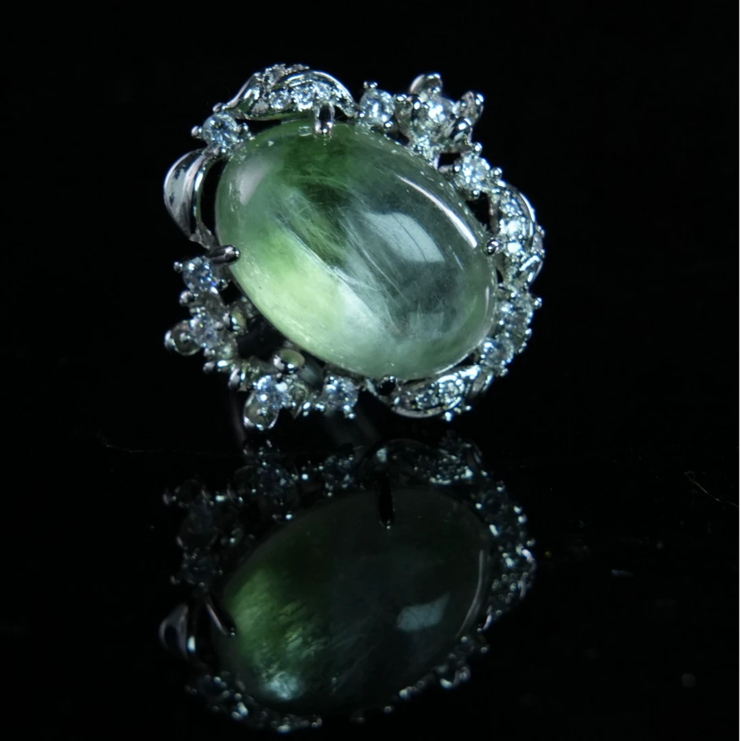 【夏日青提】绿意绕指间自然之灵戒指【多样性发其一】