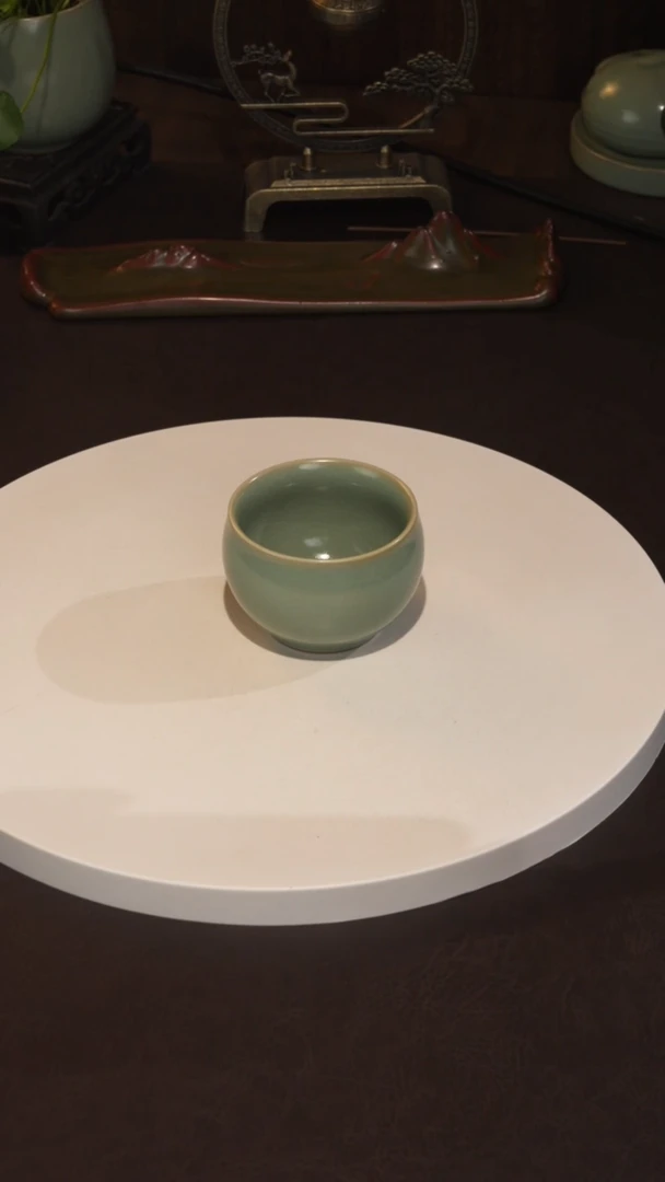 杯宣宝汝瓷原矿原釉