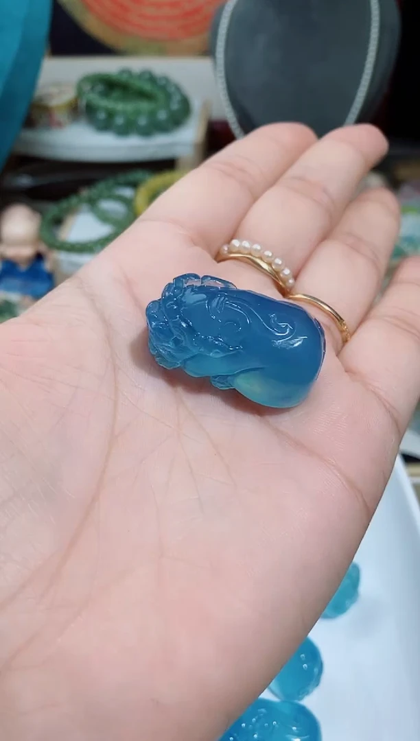 海蓝宝石吊坠(不含链)未镶嵌490一个敏