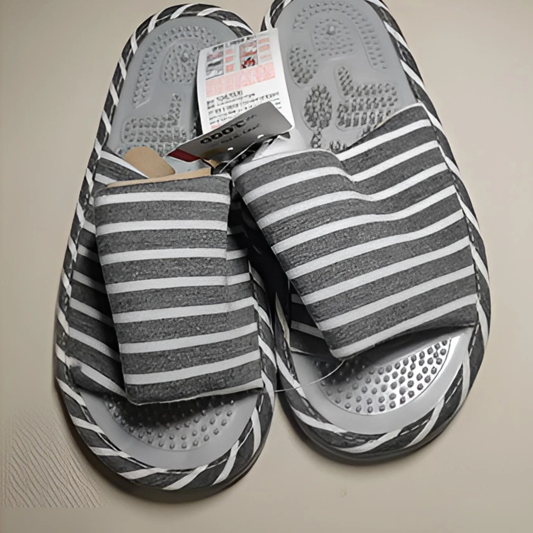 【外贸尾货】韩国居家室内外舒适休闲按摩拖鞋均码35码-42码（混色）